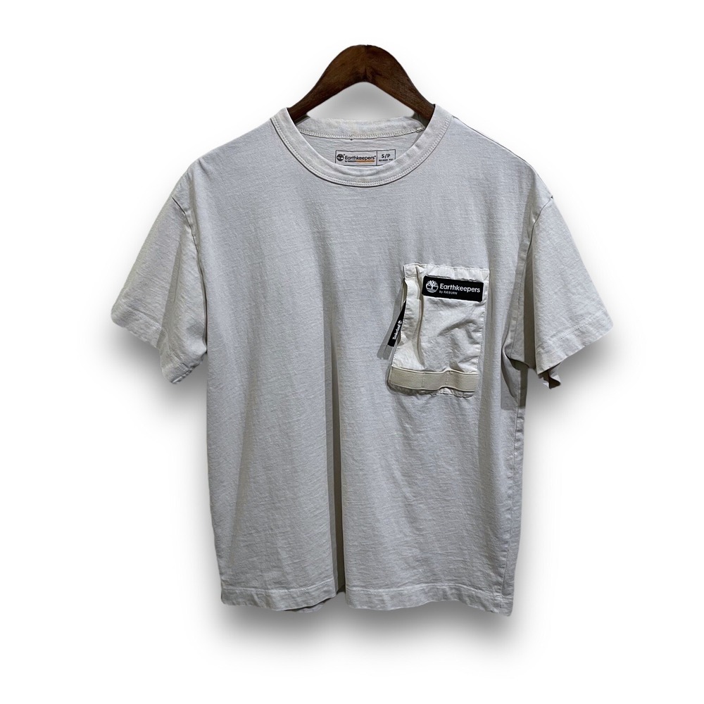 Timberland Earthkeepers by Raeburn Pocket T-Shirt Mens Small Relaxed Gray